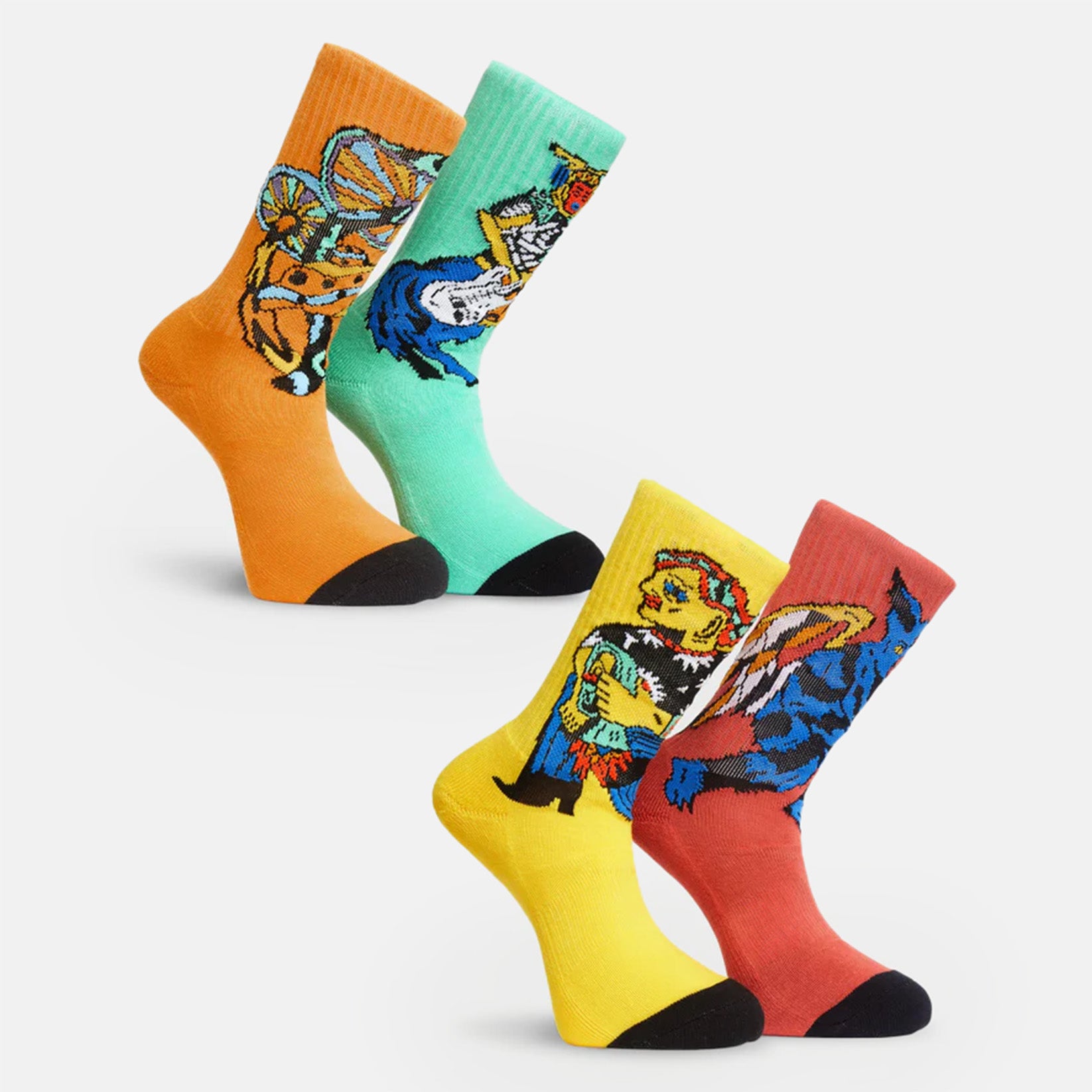 Volcom Bob Mollema Socke 4 Pack - Mint Bild 1