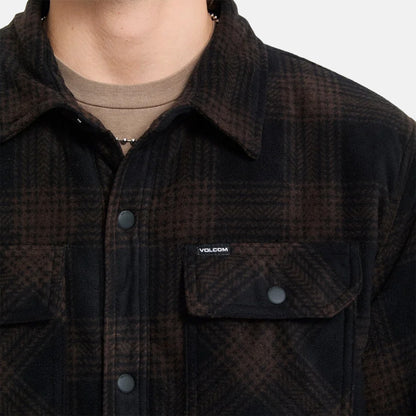 Volcom Bowered 2 Fleece - Cacao Braun Bild 3