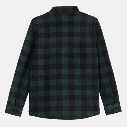 Volcom Bowered Fleece Hemd - Dark Green Grün Bild 2