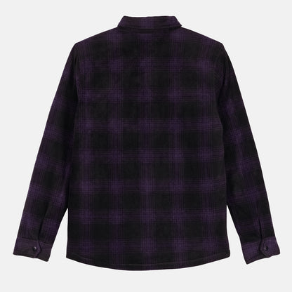Volcom Bowered Fleece Hemd - Deep Purple Lila Bild 2