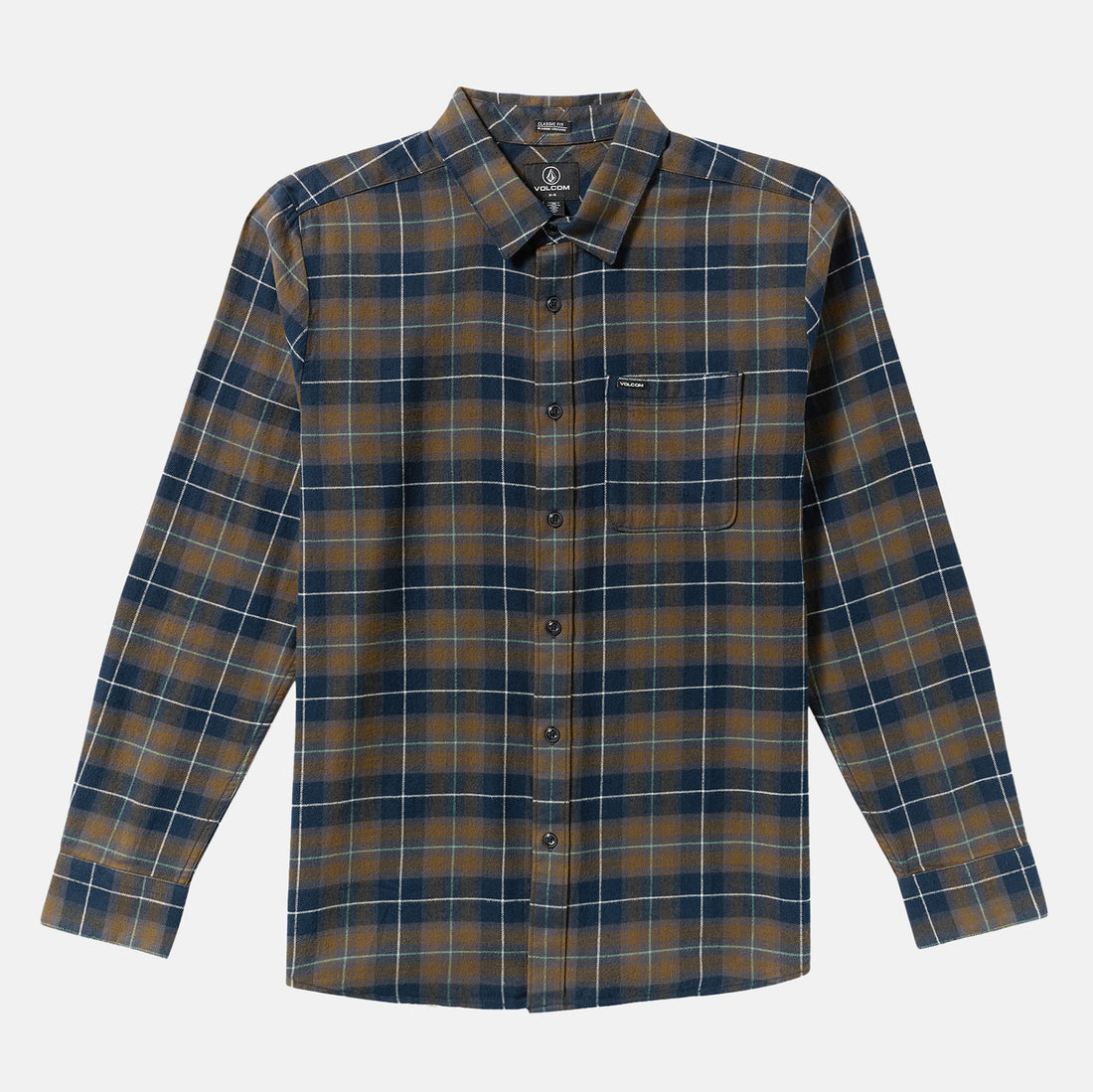 Volcom Caden Plaid Hemd - Navy Blau Bild 1