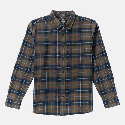 Volcom Caden Plaid Hemd - Navy Blau Bild 1