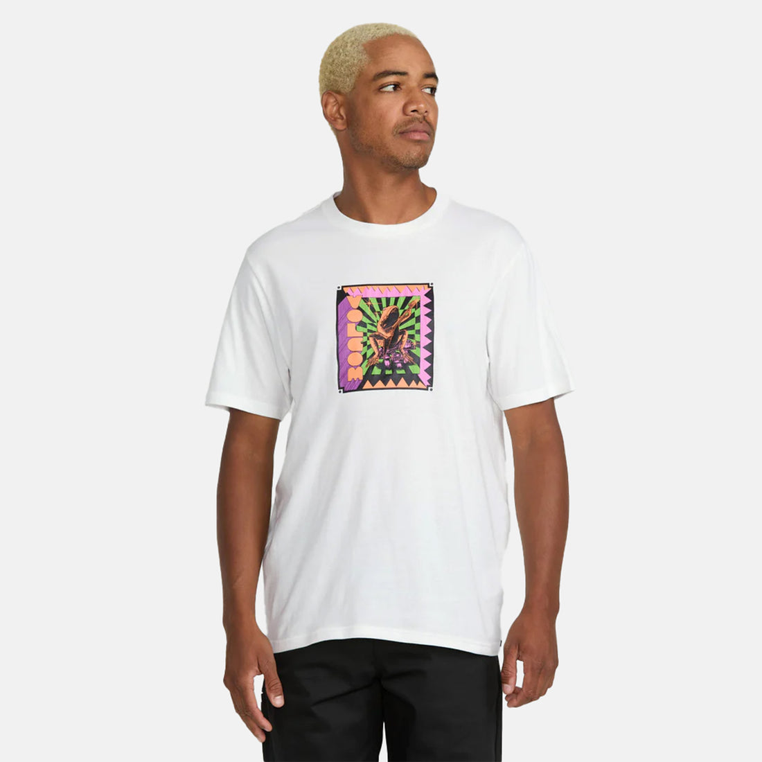 Volcom Doom Frog T-Shirt - Off White Weiß Bild 1