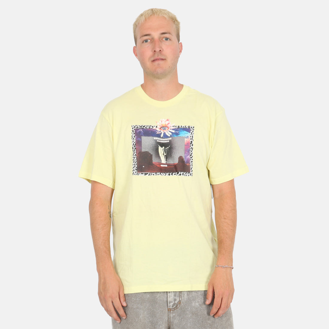 Volcom Eyecansee T-Shirt - Aura Yellow Gelb Bild 1
