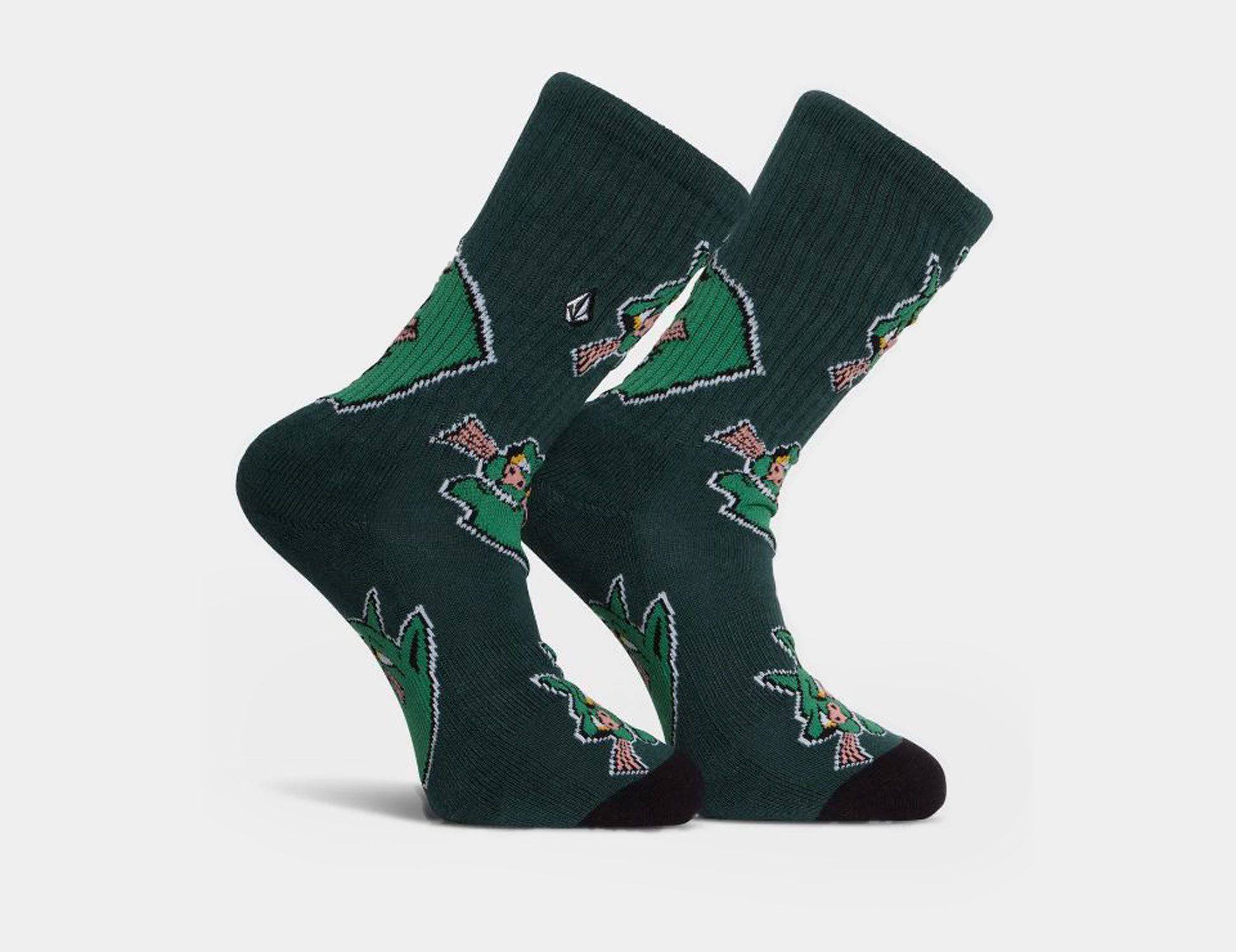Volcom FA Nando von Arb Socke - Ponderosa Pine Grün Bild 1
