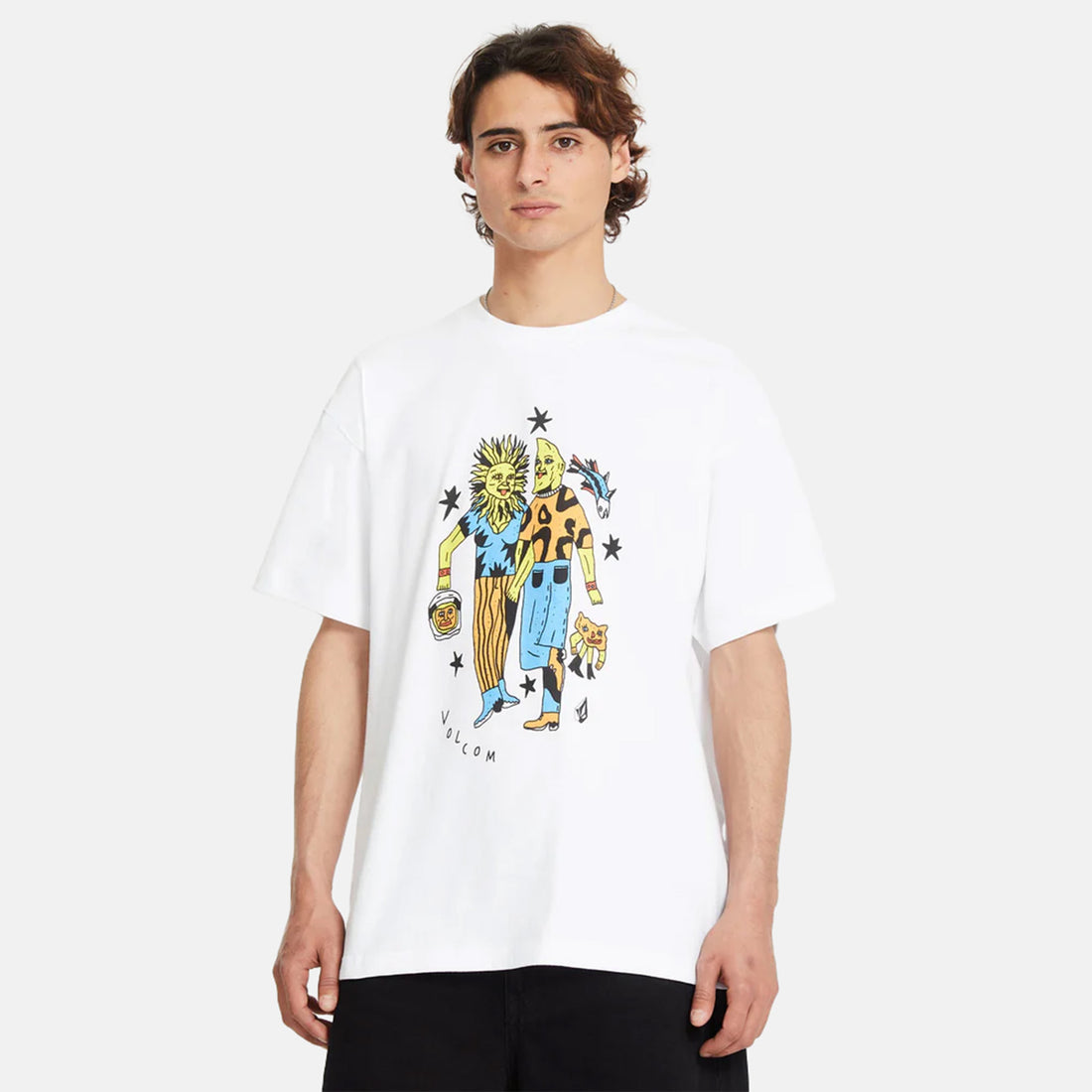 Volcom Featured Artist Bob Mollema T-Shirt - White Weiß Bild 1