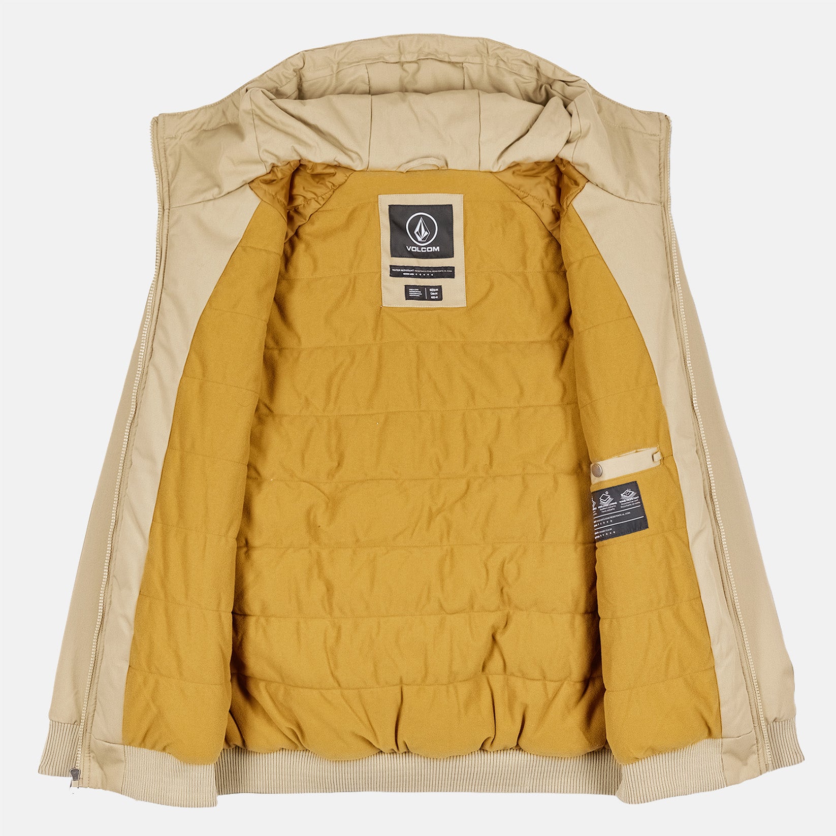 Volcom Hernan 10k Jacke - Khaki Braun Bild 3