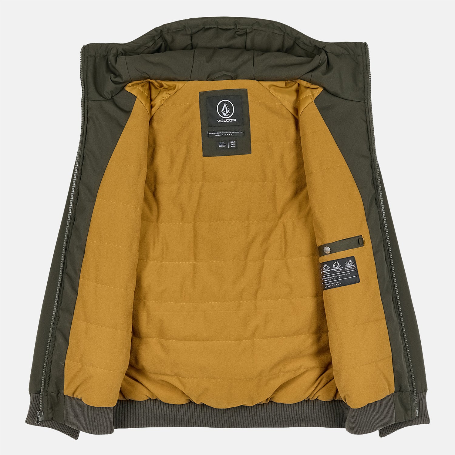 Volcom Hernan 10K Jacke - Rinsed Black Grau Bild 3
