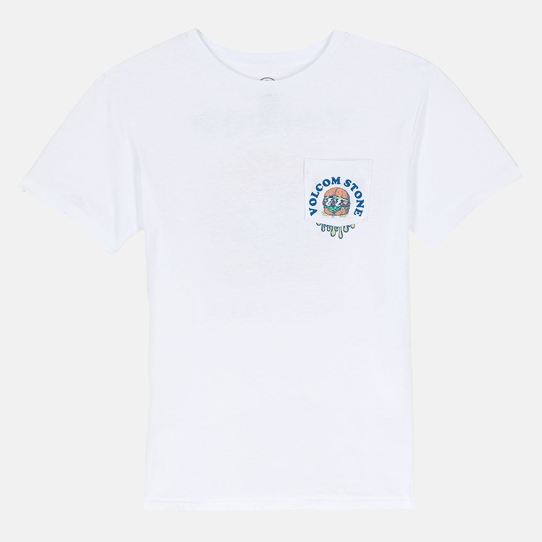 Volcom Kids Burgstone Pocket T-Shirt - White Weiß Bild 2