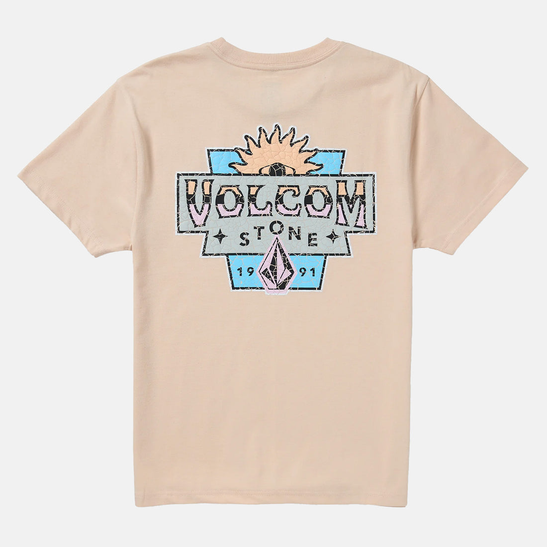 Volcom Kids Sure Thing T-Shirt - Peach Orange Bild 1