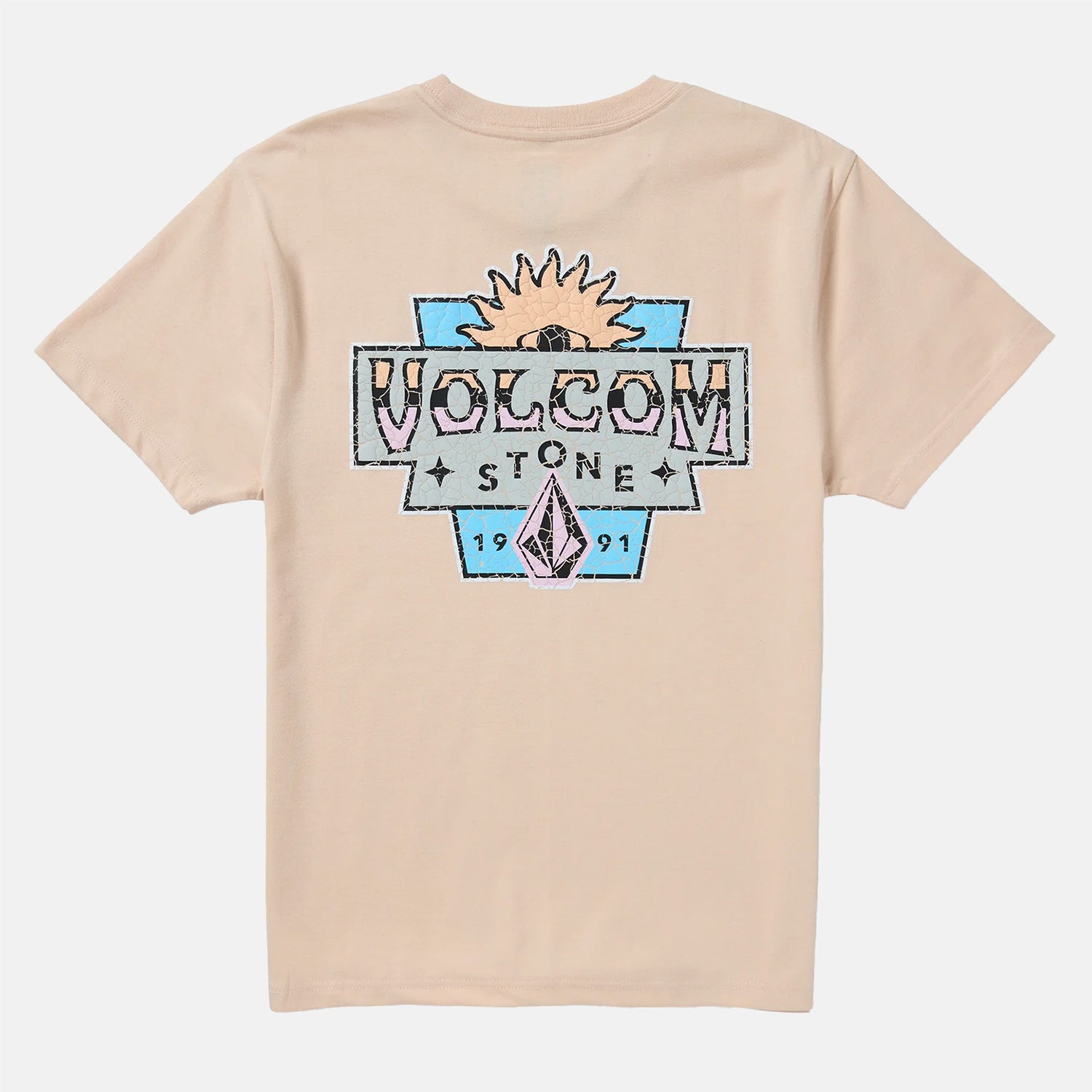 Volcom Kids Sure Thing T-Shirt - Peach Orange Bild 1