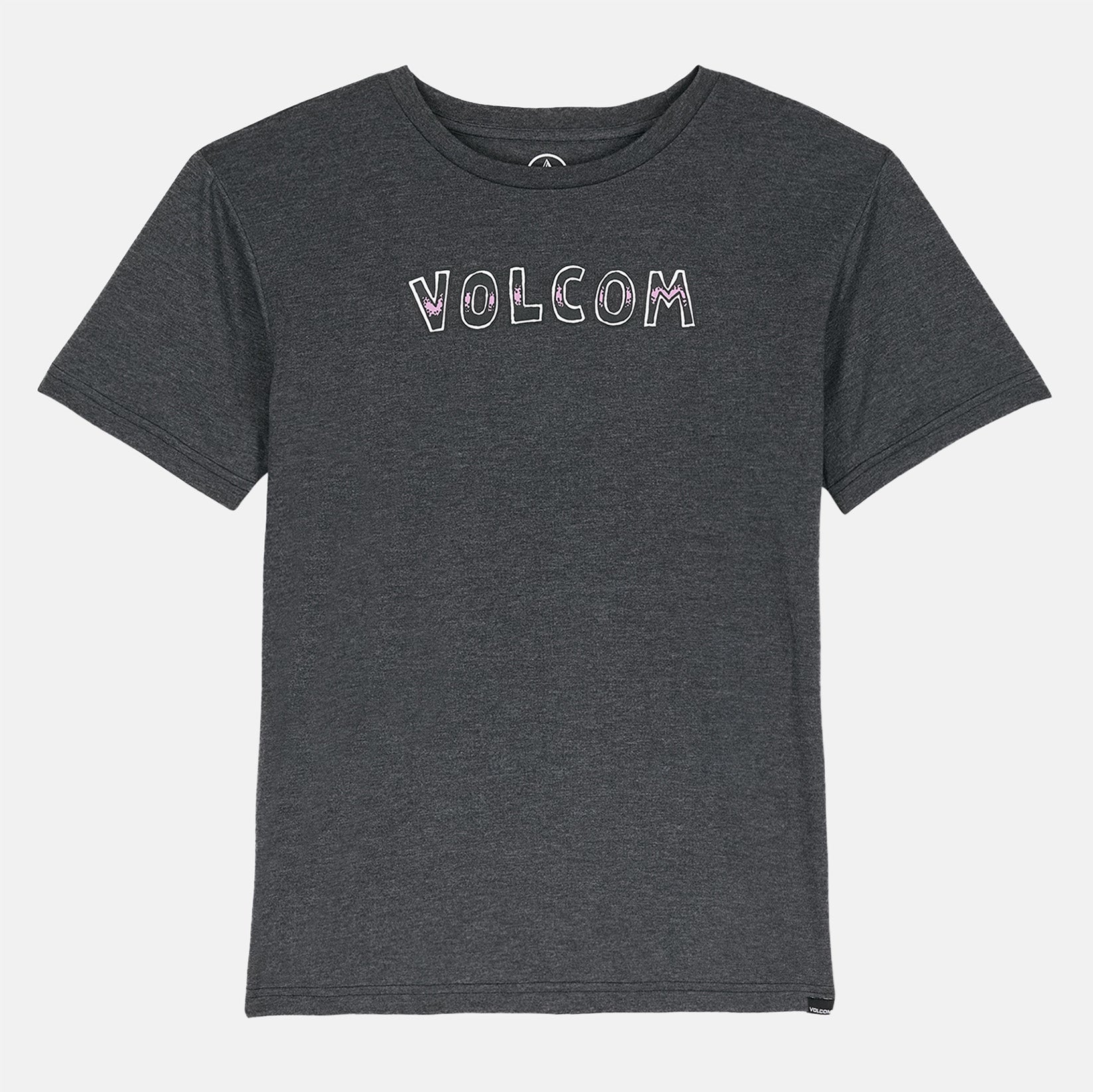 Volcom Kids Volfire T-Shirt - Heather Black Schwarz Bild 1