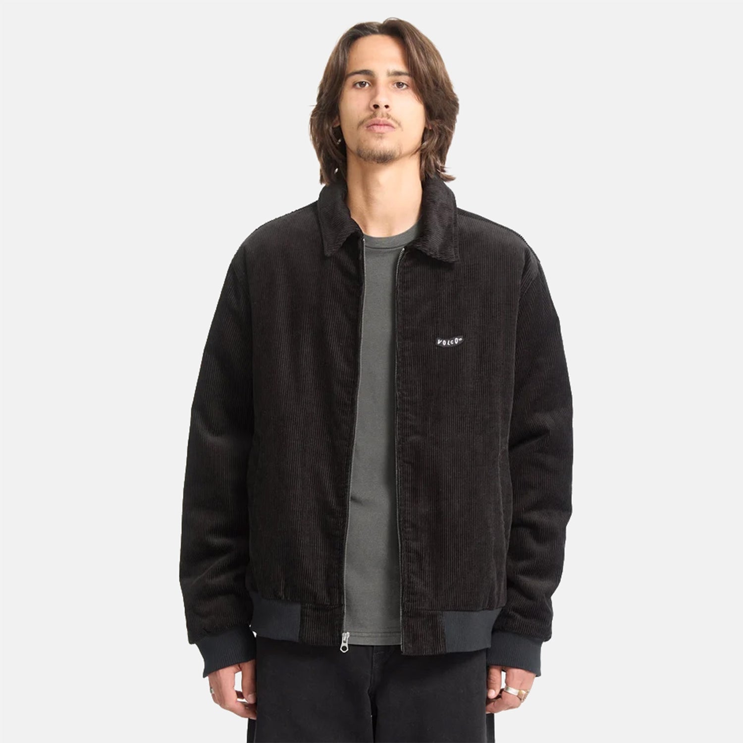 Volcom Kurtis Cord Jacke - Black Schwarz Bild 1
