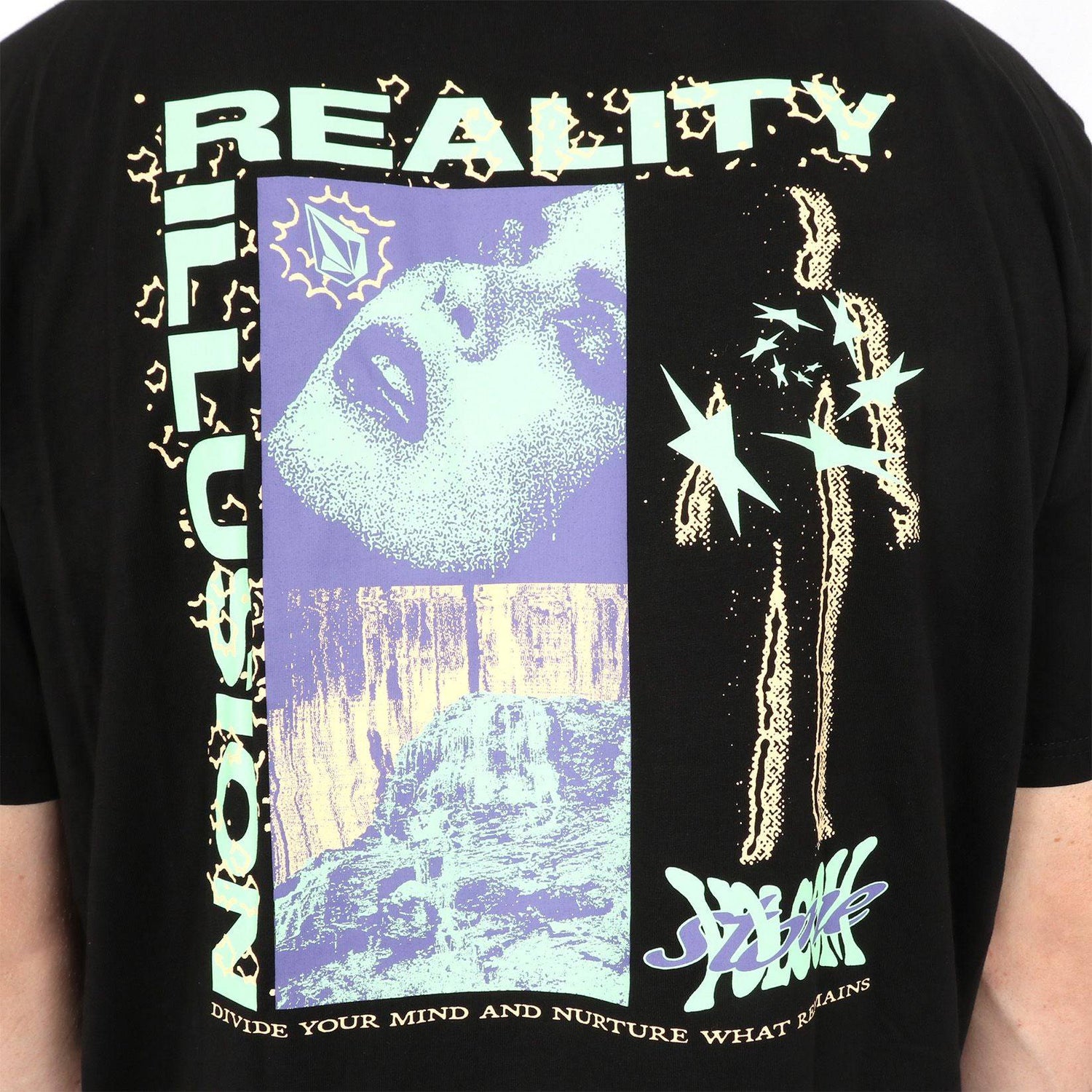 Volcom Realusion T-Shirt - Black Schwarz Bild 4