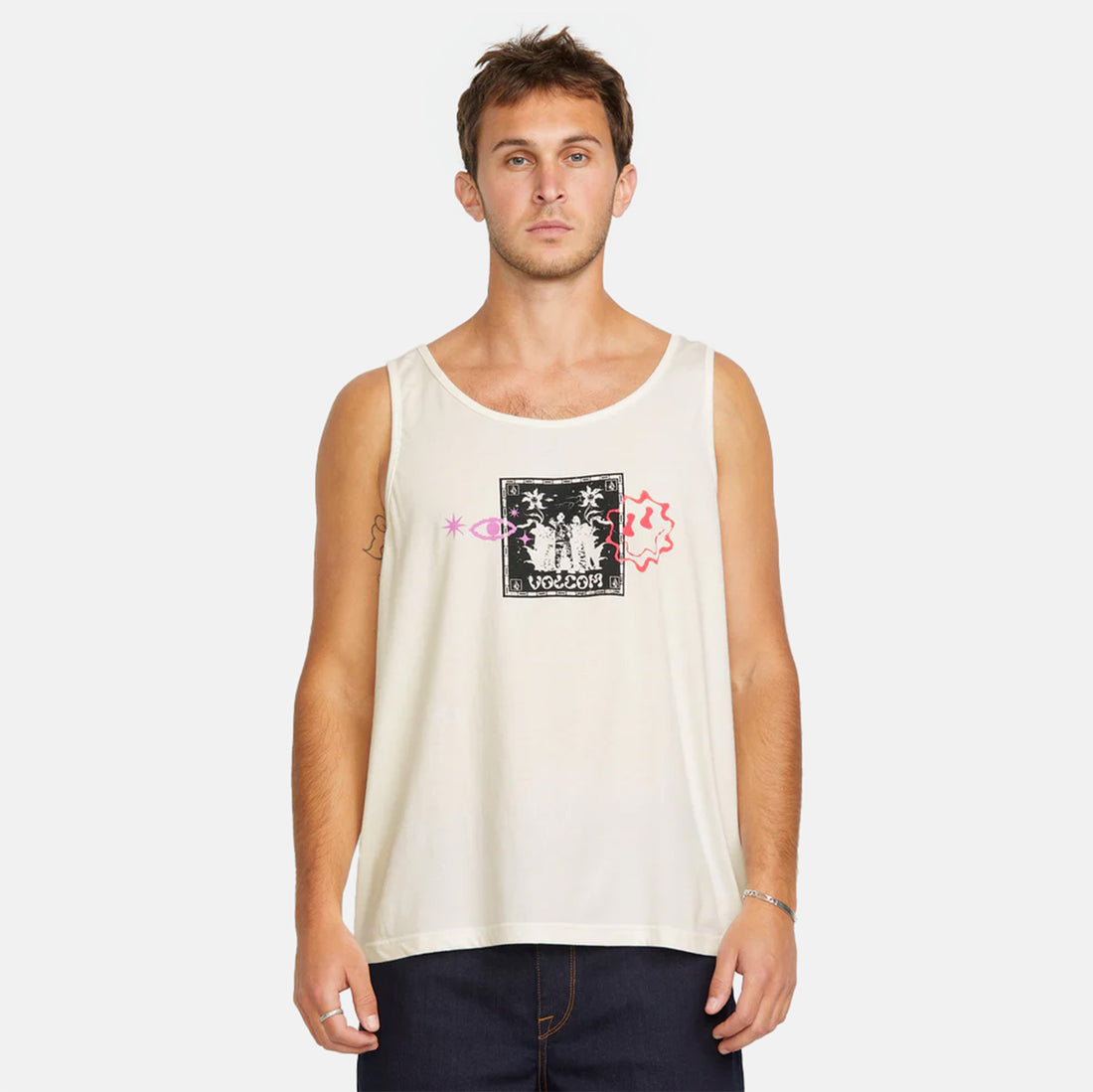 Volcom Rygalksi Tank Top - Off White Weiß Bild 2