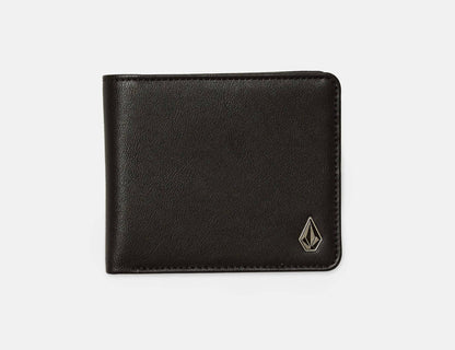 Volcom Slim Stone Large Wallet - Black Schwarz Bild 1