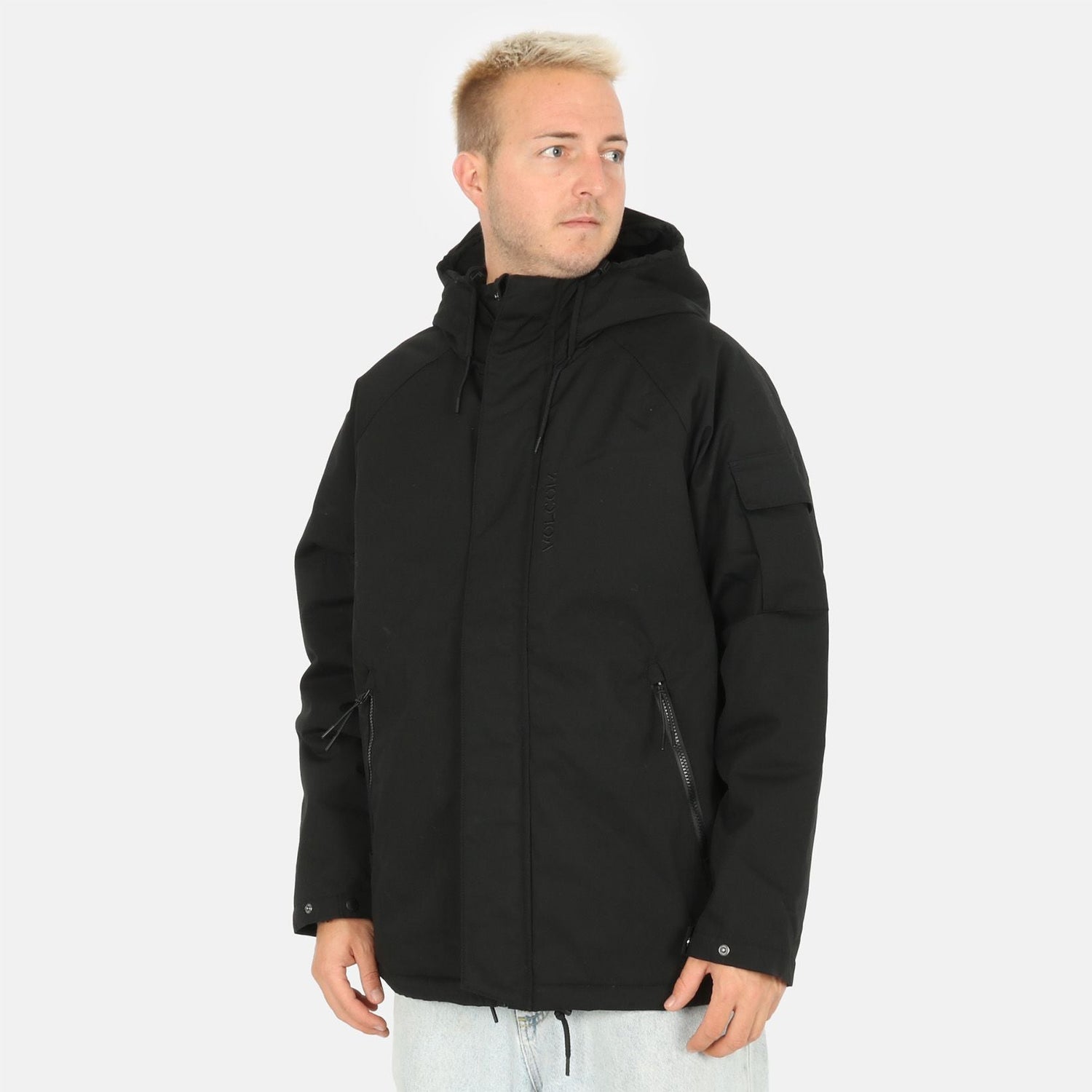 Volcom Stoke Stone 2 10k Jacke - Black Schwarz Bild 1