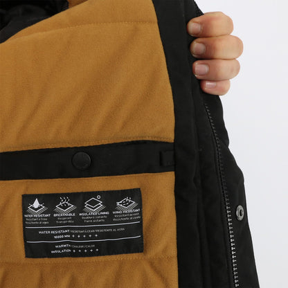 Volcom Stoke Stone 2 10k Jacke - Black Schwarz Bild 4