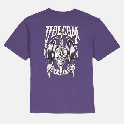 Volcom Sworder PW T-Shirt - Dark Purple Lila Bild 1