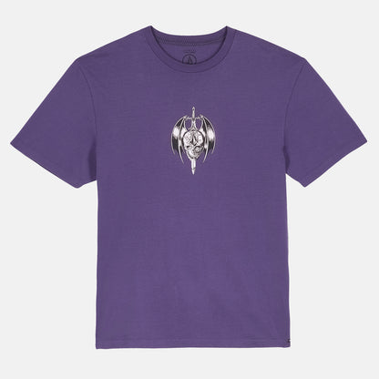 Volcom Sworder PW T-Shirt - Dark Purple Lila Bild 2