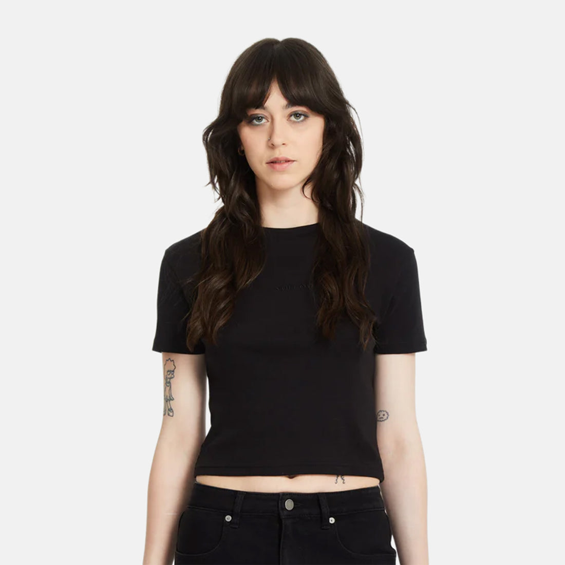 Volcom Tight Crop - Black Schwarz Bild 1
