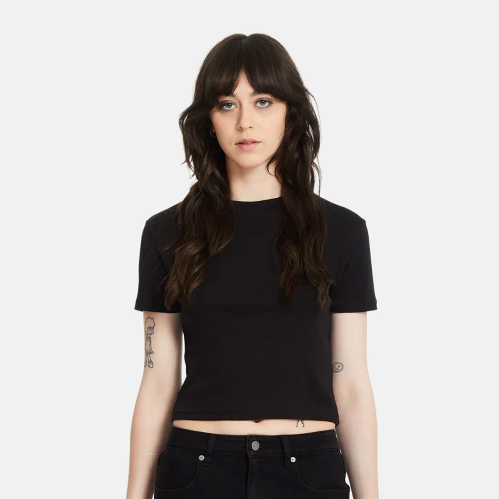 Volcom Tight Crop - Black Schwarz Bild 1
