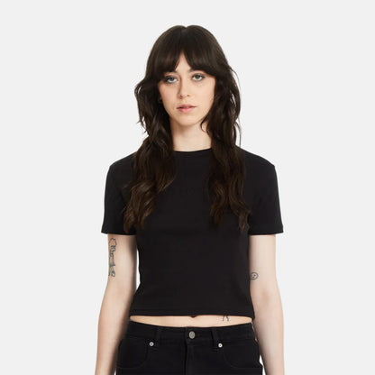 Volcom Tight Crop - Black Schwarz Bild 1