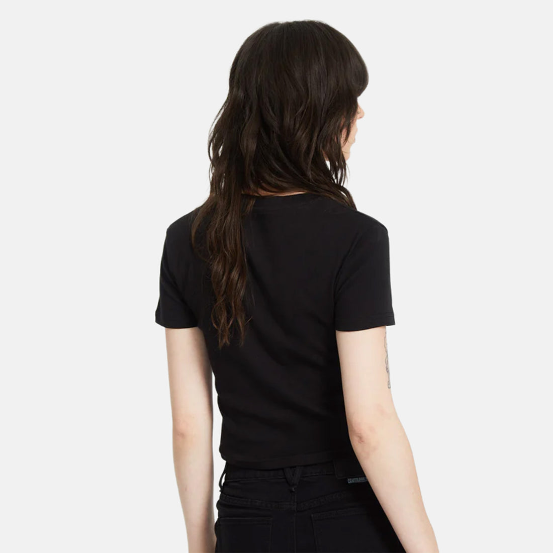 Volcom Tight Crop - Black Schwarz Bild 2