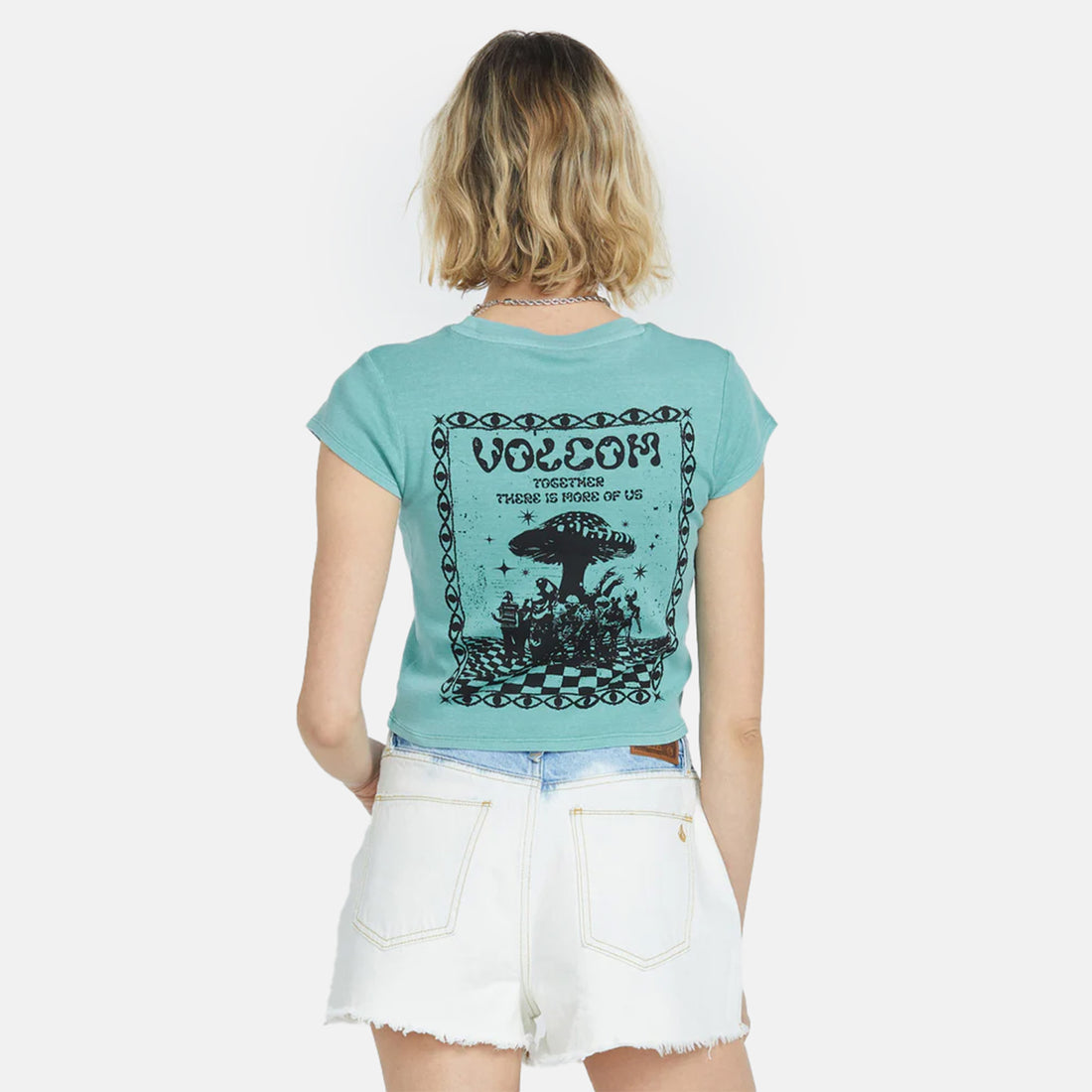 Volcom W´ Rygalski Baebee T-Shirt - Teal Grün Bild 2