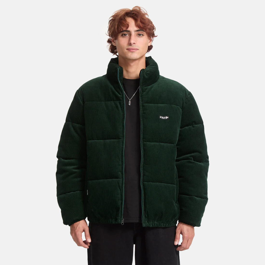 Volcom Walltz Cord Jacke - Scarab Green Grün Bild 1
