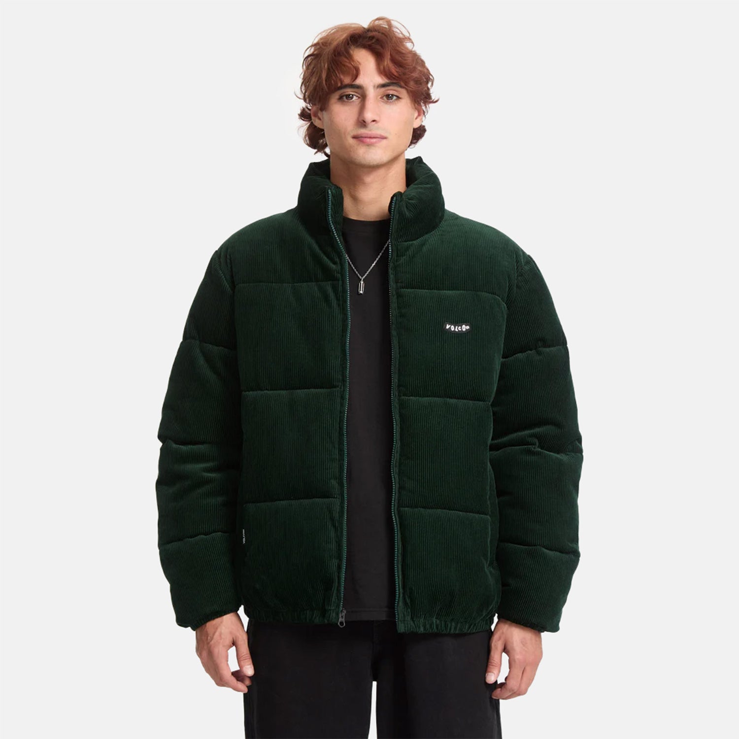 Volcom Walltz Cord Jacke - Scarab Green Grün Bild 1