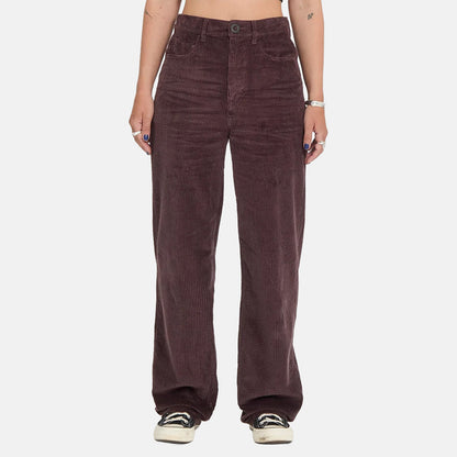 Volcom Wellow 2 Cord Pant - Raisin Rot Bild 1