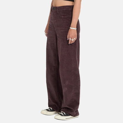 Volcom Wellow 2 Cord Pant - Raisin Rot Bild 2