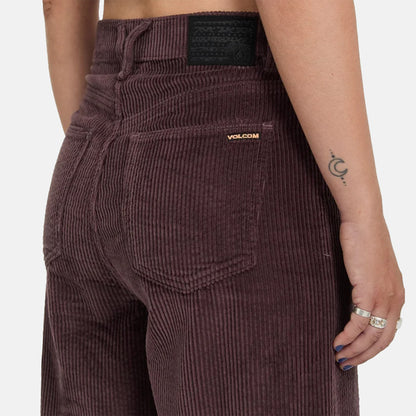 Volcom Wellow 2 Cord Pant - Raisin Rot Bild 4