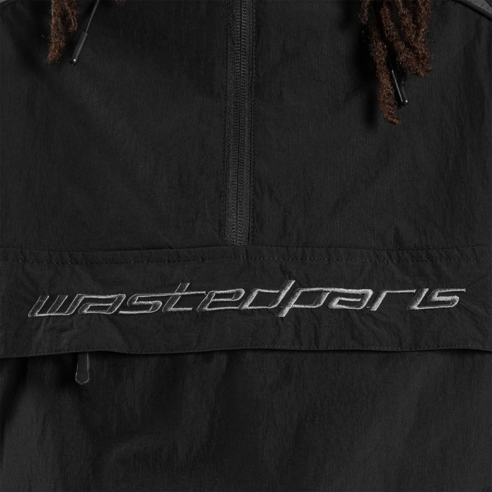 Wasted Paris Arena Windbreaker Jacke - Black - Blowout Skateshop