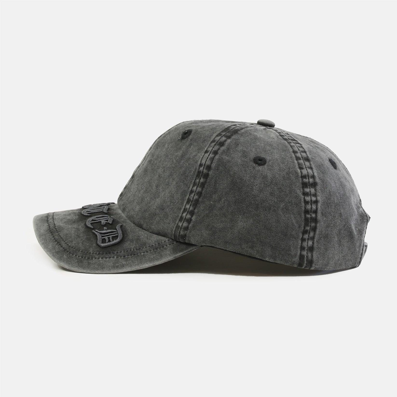 Wasted Paris Kingdom Curve Destroy Cap - Faded Blac Bild 2
