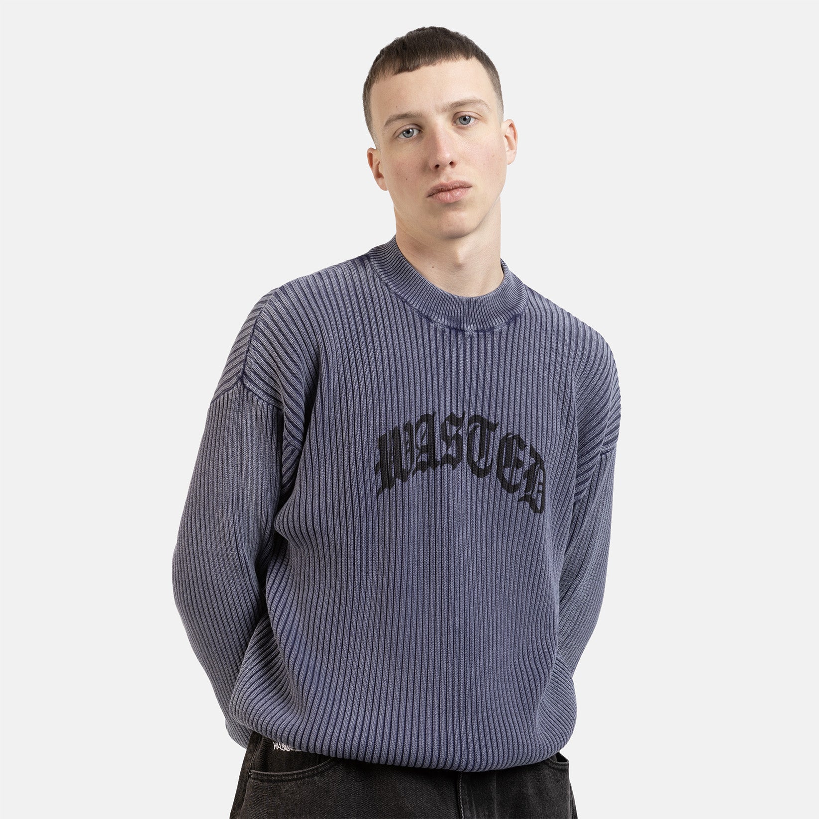 Wasted Paris Lagacy Rib Sweatshirt - Light Blue Bild 1