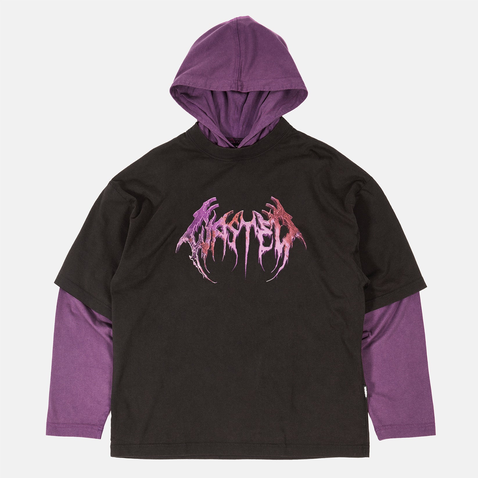 Wasted Paris Slug Age Hoodie - Faded Black Bild 1