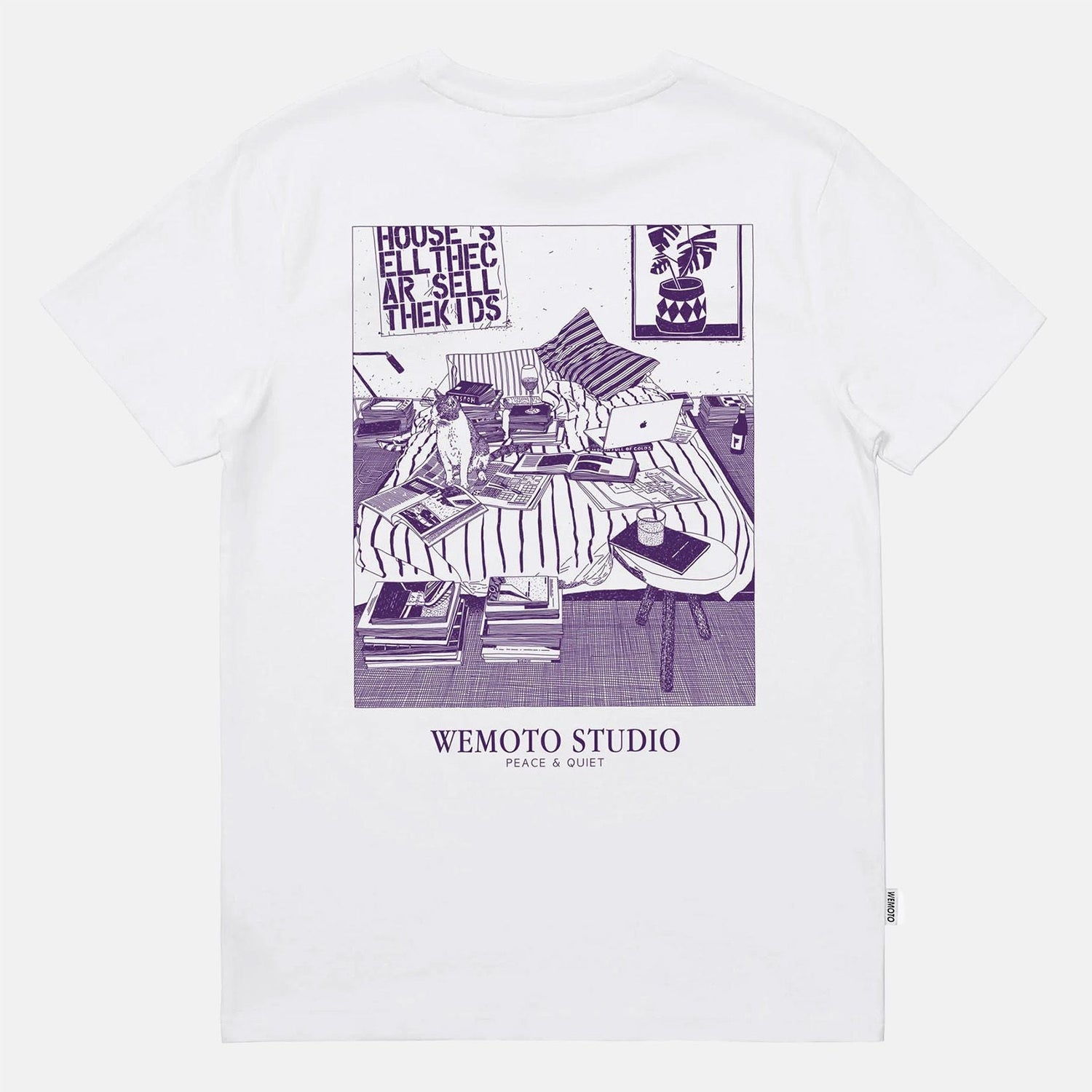 Wemoto Bed T-Shirt - White Weiß Bild 1