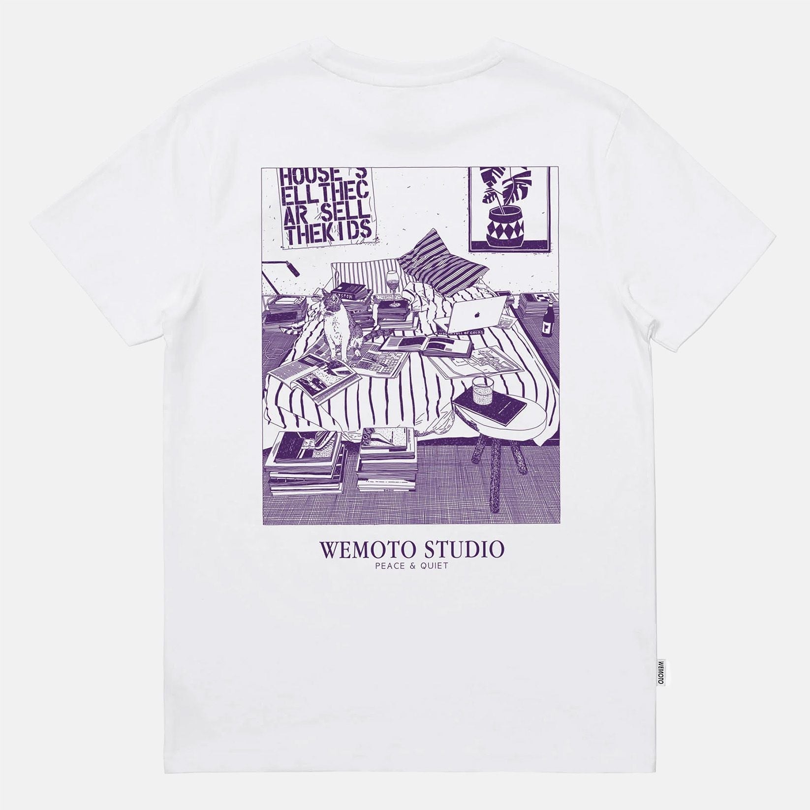 Wemoto Bed T-Shirt - White Weiß Bild 1