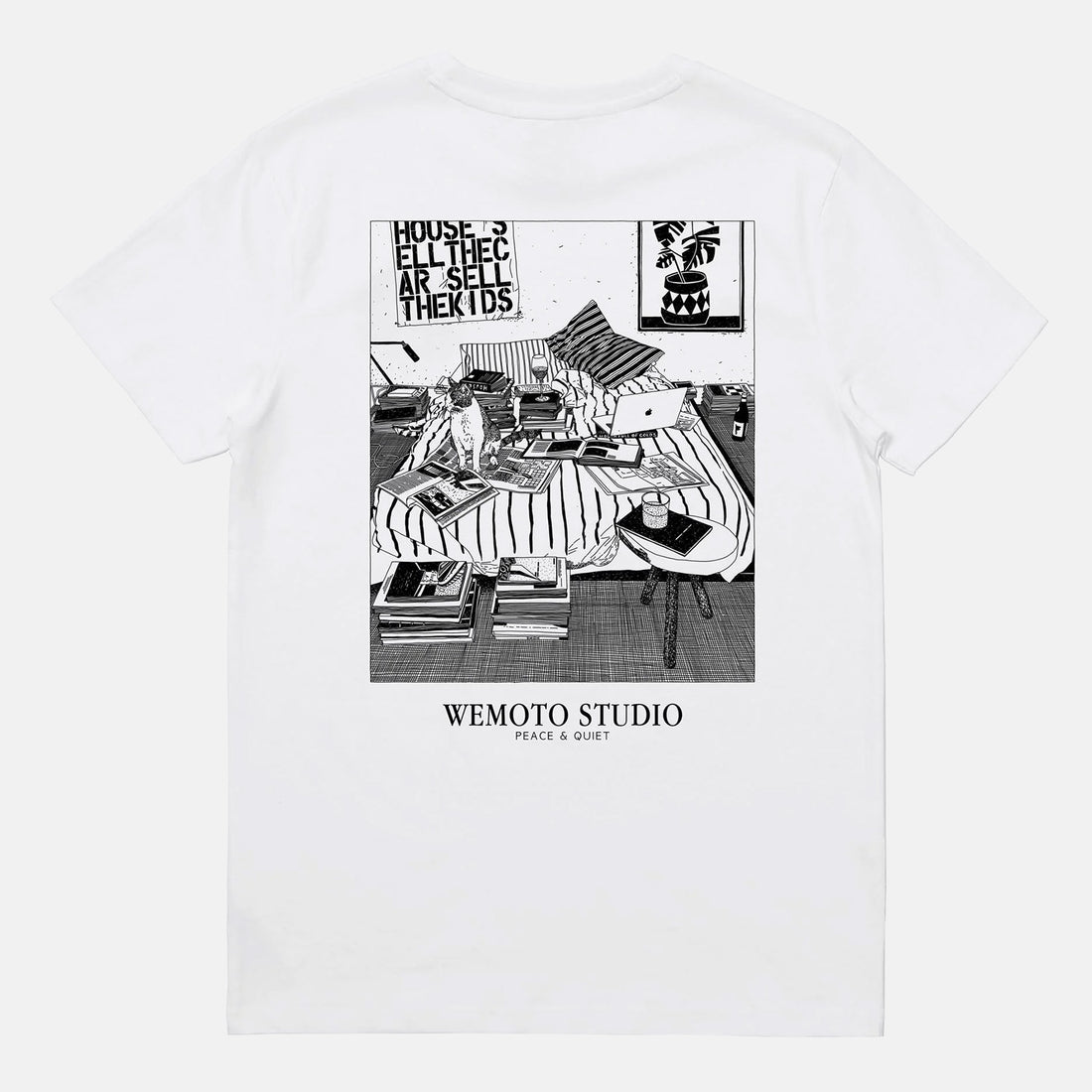 Wemoto Bed T-Shirt - White Weiß Bild 1