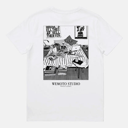 Wemoto Bed T-Shirt - White Weiß Bild 1