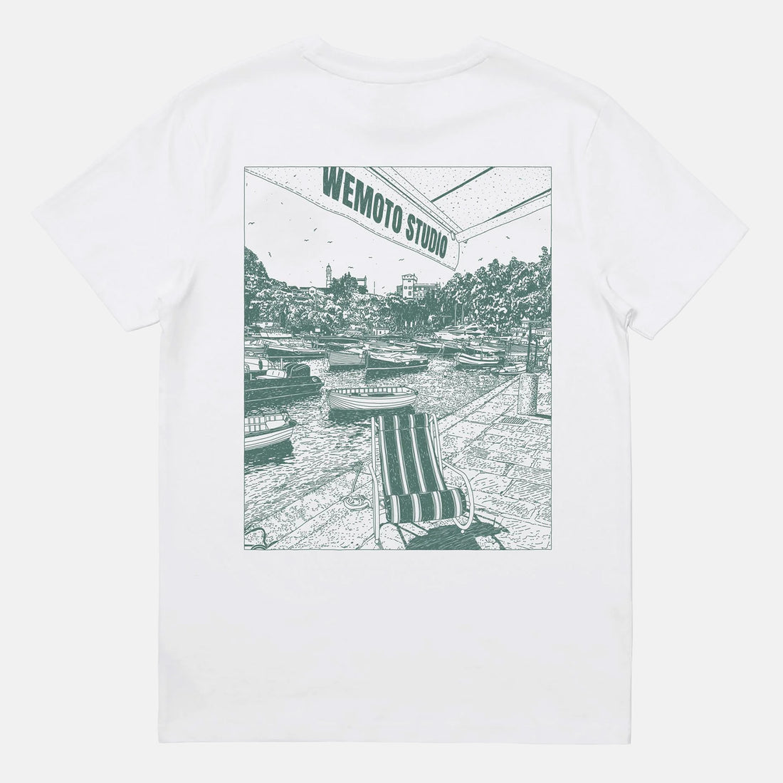 Wemoto Boats T-Shirt - White Weiß Bild 1