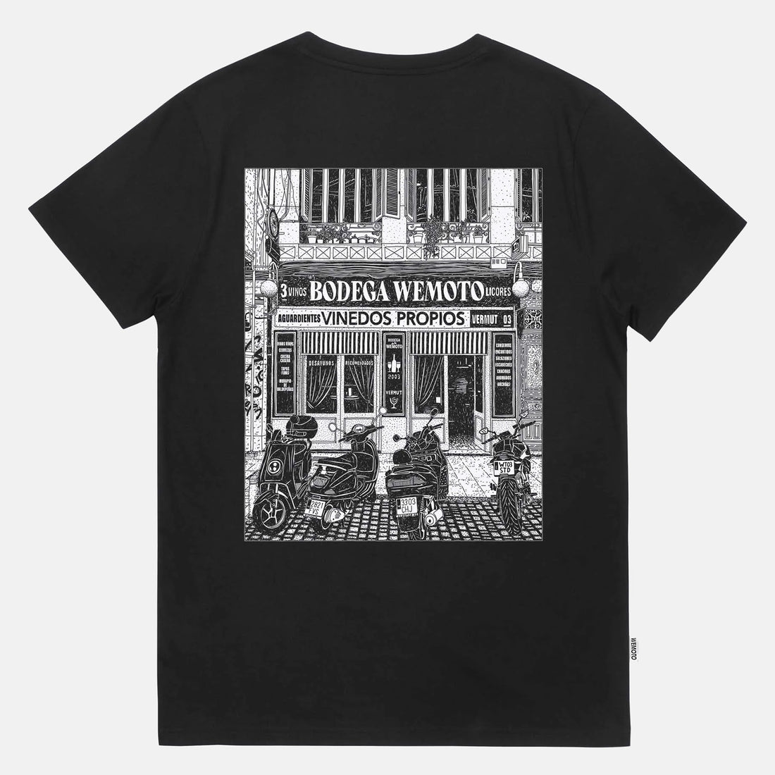 Wemoto Bodega T-Shirt - Black Schwarz Bild 1