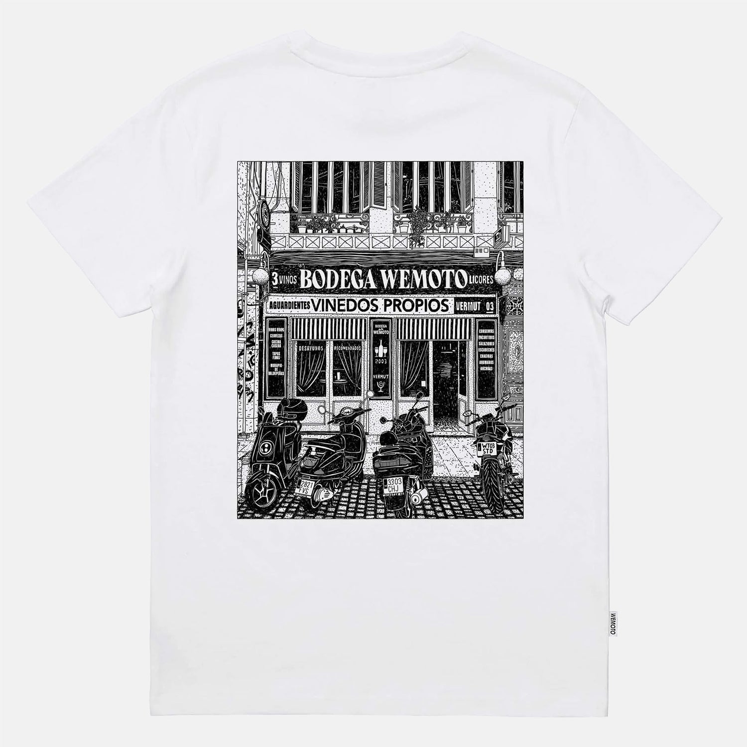 Wemoto Bodega T-Shirt - White Weiß Bild 1