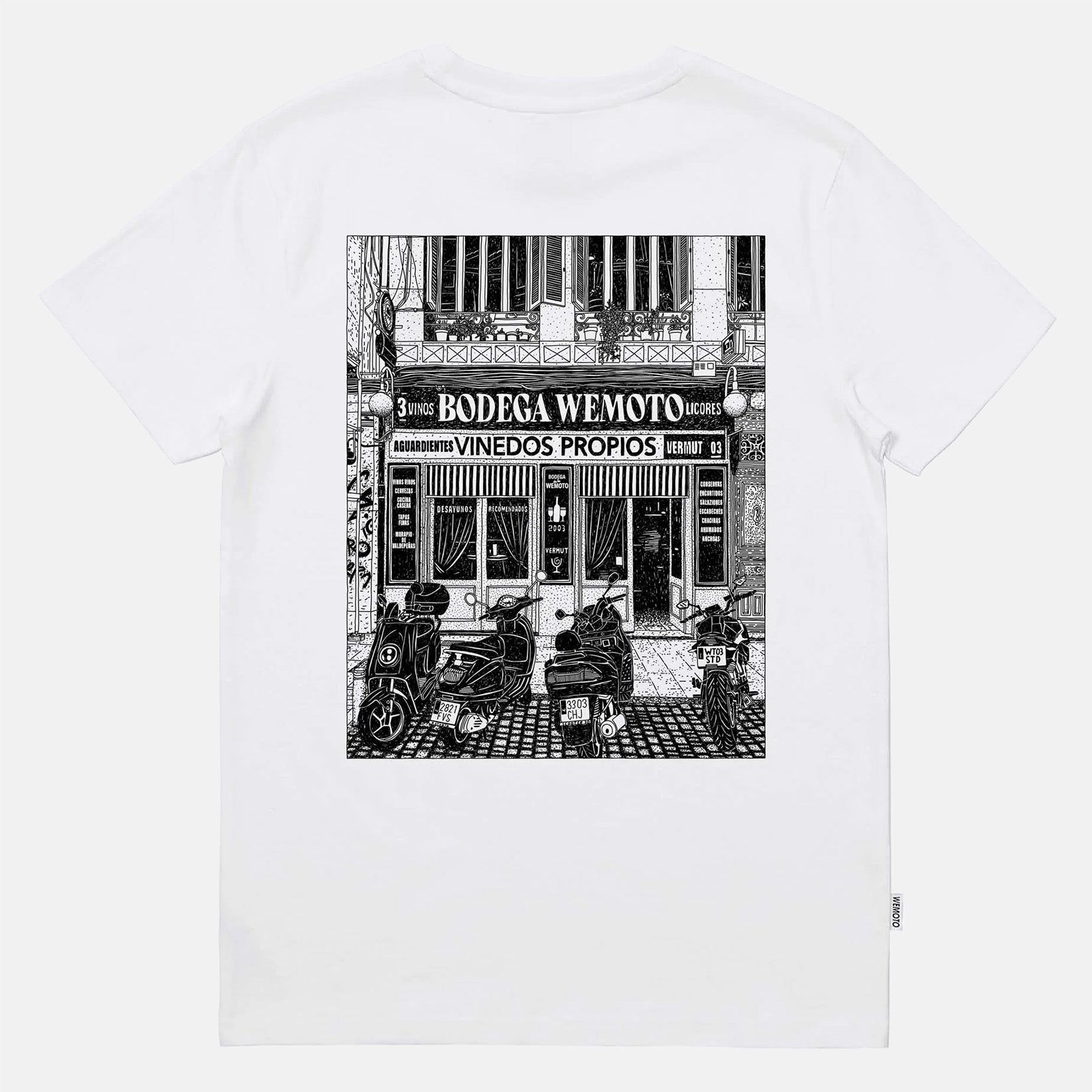 Wemoto Bodega T-Shirt - White Weiß Bild 1