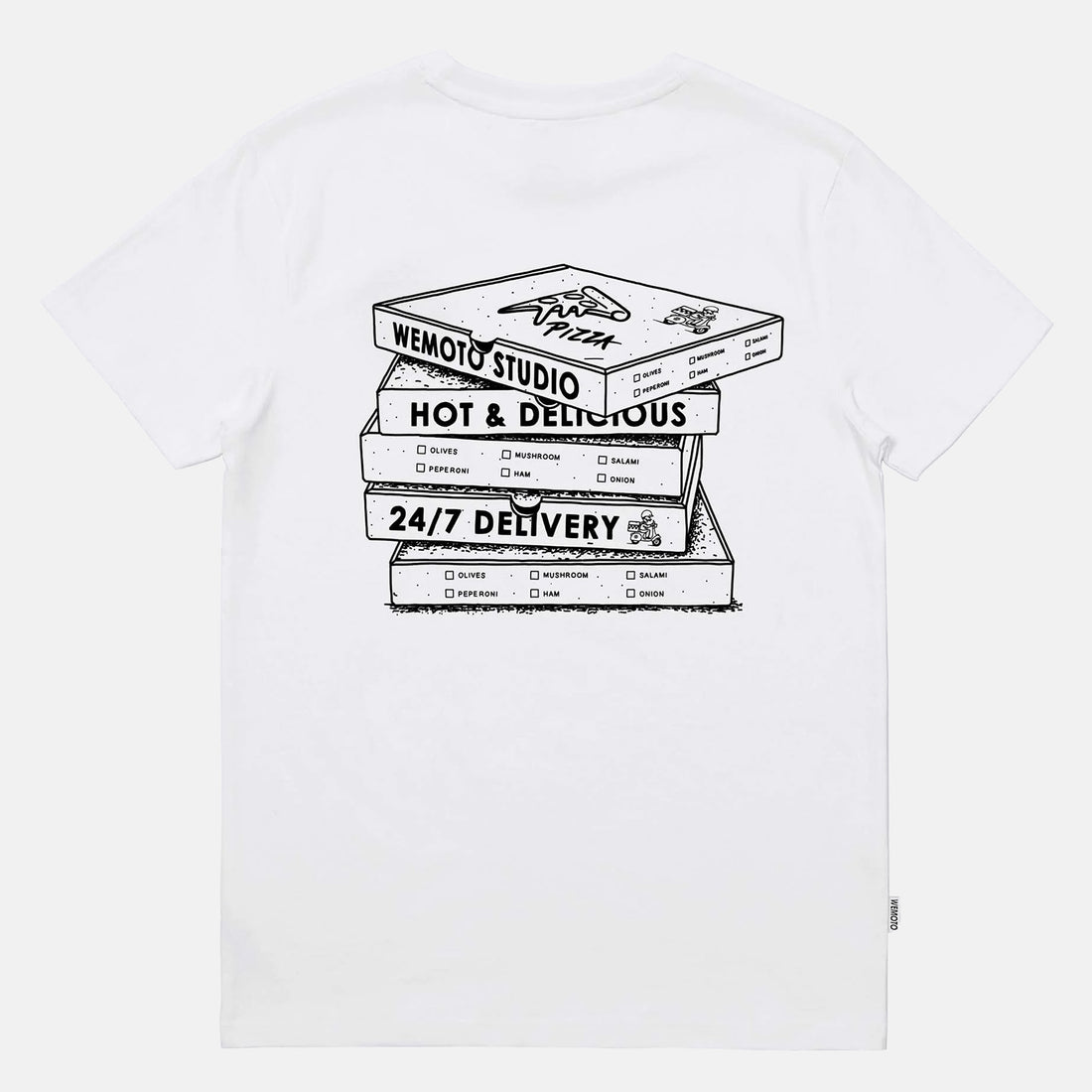 Wemoto Box T-Shirt - White Weiß Bild 1