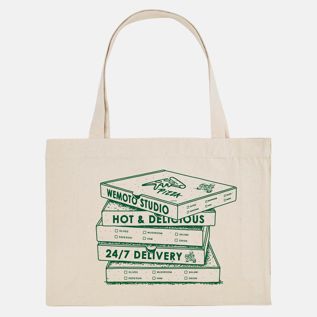 Wemoto Box Tote Bag - Natural Weiß Bild 1