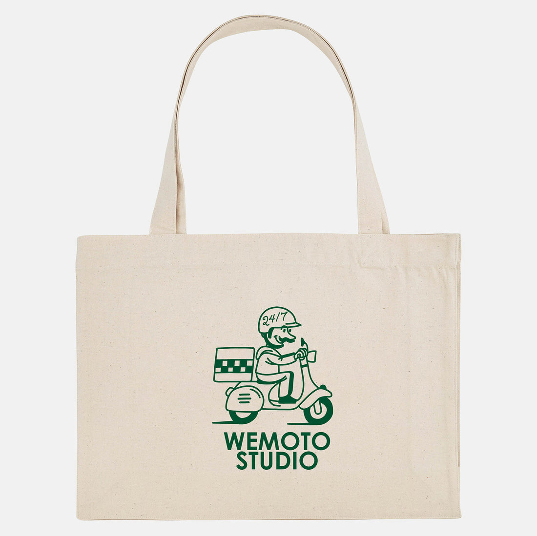 Wemoto Box Tote Bag - Natural Weiß Bild 2