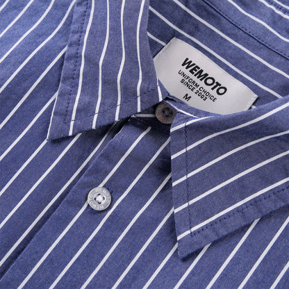 Wemoto Kyle S/S Hemd - Navy Blue Blau Bild 2